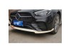 Spoiler εμπρός προφυλακτήρα για Mercedes W213 E-class (2020+) Brabus Style- μαύρо γυαλιστερό