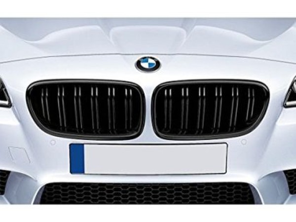 Μάσκα για BMW F10 - F11 (2010+) - μαύρη Piano Design - 2 τμχ.