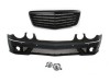 Προφυλακτήρας εμπρός tuning για Mercedes W211 E-Class (2002-2009) - AMG με μαύρη μάσκα και προβολάκια