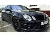 Προφυλακτήρας εμπρός tuning για Mercedes W211 E-Class (2002-2009) - AMG με μαύρη μάσκα και προβολάκια