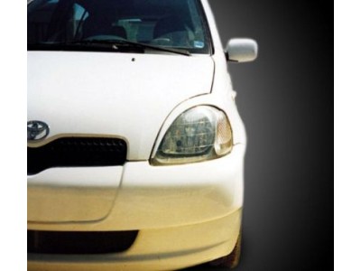 Φρυδάκια φαναριών για Toyota Yaris (1999-2005) - μαύρα