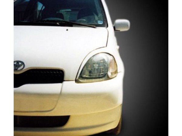 Φρυδάκια φαναριών για Toyota Yaris (1999-2005) - μαύρα
