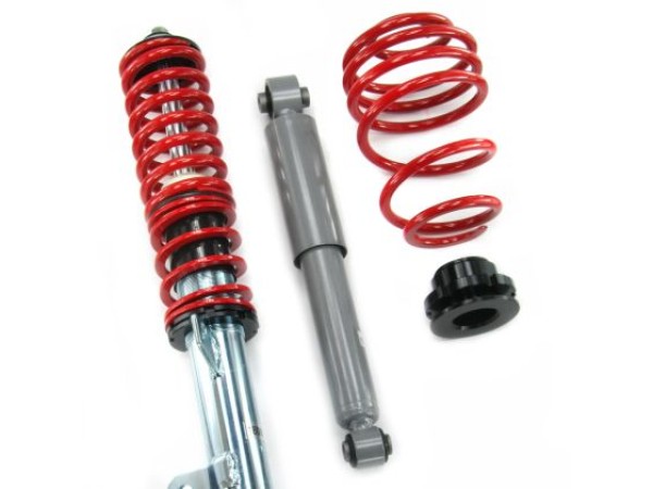 Ρυθμιζόμενη ανάρτηση για Opel Astra G (1998-2004) / Zafira A(1999-2005) / Astra J GTC (2013-2015) - κόκκινο χρώμα 4τμχ.