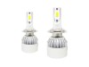 Led λάμπες Η7 για μεσαία ή μεγάλα φώτα 7600 lumen , 36 Watt - COB 6000K - 2τμχ.