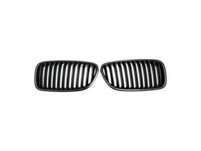 Μάσκα για BMW F10 / F11 (2010+) - μαύρη γυαλιστερή - 2τμχ.