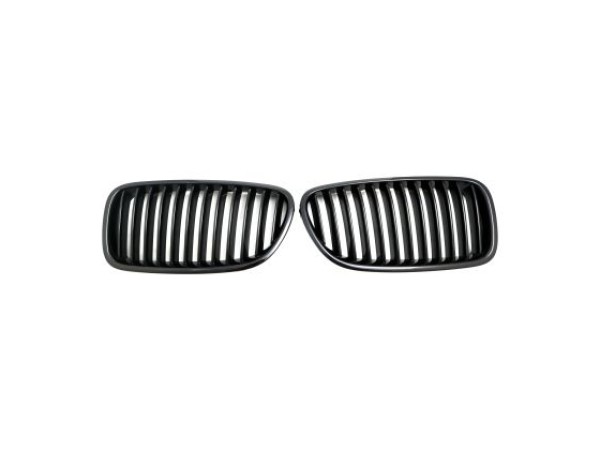 Μάσκα για BMW F10 / F11 (2010+) - μαύρη γυαλιστερή - 2τμχ.