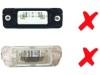Πλαφονιέρα πίσω πινακίδας για Mercedes W164 ML (2009+) / X164 GL - με T10 λάμπες, 50x29 mm - 2 τμχ.