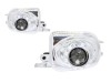 Προβολάκια με προτζέκτορα για Mercedes C-CLASS W203 (2000-2006) - μαύρα