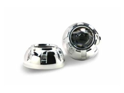 Καπάκι για προτζέκτορες Morimoto Mini 2.5'' στρόγγυλο "Alien Design" D=13cm - χρωμίου