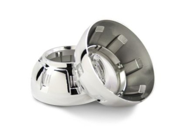 Καπάκι για προτζέκτορες Morimoto Mini 2.5'' στρόγγυλο "Alien Design" D=13cm - χρωμίου