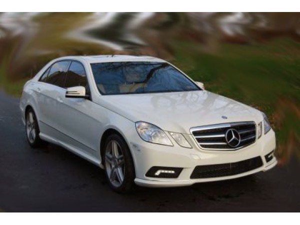 Μάσκα για Mercedes W212 E-Class (2009+) - μάυρη με πλαίσιο χρωμίου