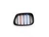 Καρδιές μάσκας για BMW E39 (1995-2003) με διπλή γρίλια - tri color - 2τμχ.