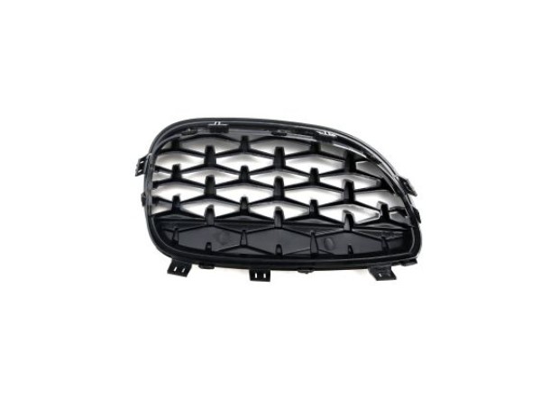 Μάσκα για BMW E60 (2003-2010) - μαύρη / χρωμιού Diamond design - 2τμχ.