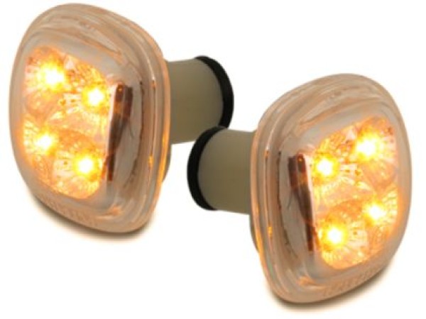 Led φλας για Audi A3 / A4 / Skoda (1995-2000) - χρωμίου - σετ 2τμχ.