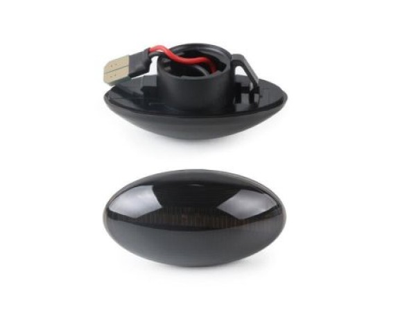 Led φλας φτερού για Mini Cooper R50,R52, R53 (2001-2007) - φιμέ με τρεχούμενο φλας - σετ 2τμχ.
