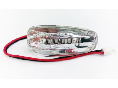 Led φλας για Mercedes W140 / W202 / W210 / W208 / Vito / Sprinter - χρωμίου - σετ 2τμχ.