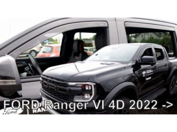 Ανεμοθραύστες Heko για Ford Ranger (2022+) - 4τμχ. εμπρός και πίσω