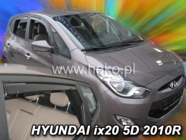 Ανεμοθραύστες Heko για Hyundai ix20 (2010+) 5 πορτο - 4 τμχ. εμπρός και πίσω