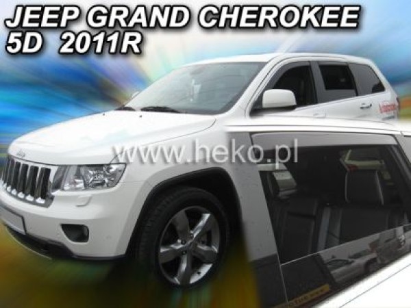 Ανεμοθραύστες Heko για Jeep Grand Cherokee (2011+) 5 πορτο - 4 τμχ. εμπρός και πίσω