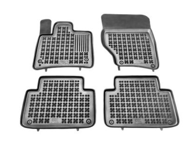 Λαστιχένια πατάκια Rezaw-Plast για AUDI Q7 4L (2005-2015) - τύπου σκαφάκι - 4τμχ.