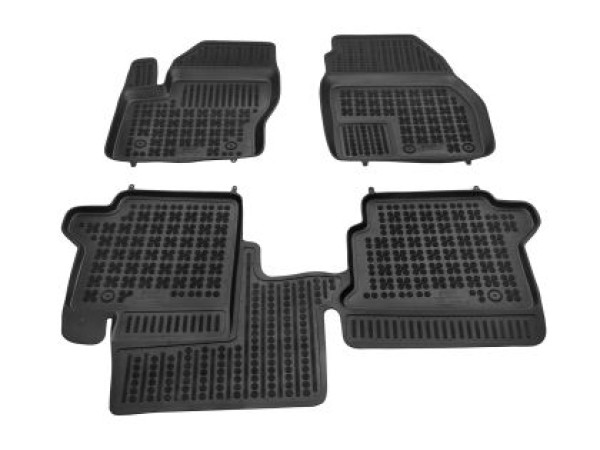 Λαστιχένια πατάκια Rezaw-Plast για Ford Grand Tourneo Connect II (2013+) - with an extra material on the driver side - τύπου σκαφάκι - 3τμχ.