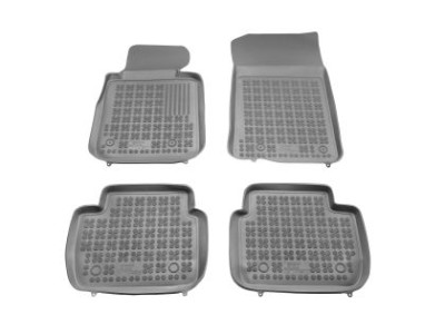 Λαστιχένια πατάκια Rezaw-Plast για BMW σειρά 3 E46 (1998-2005) / E90 / E91(2004-2013) - τύπου σκαφάκι - γκρι - 4τμχ.