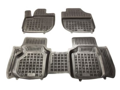 Λαστιχένια πατάκια Rezaw-Plast για HONDA Jazz III (2015-2020) - τύπου σκαφάκι - 3τμχ.