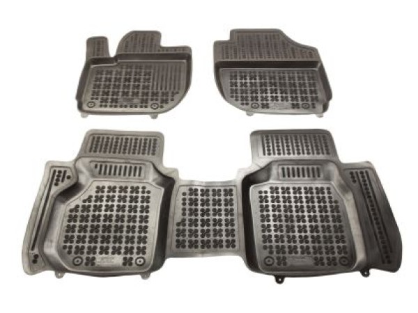Λαστιχένια πατάκια Rezaw-Plast για HONDA Jazz III (2015-2020) - τύπου σκαφάκι - 3τμχ.