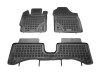 Λαστιχένια πατάκια Rezaw-Plast για Toyota Yaris III Hybrid (2012-2014) - τύπου σκαφάκι - 3τμχ.