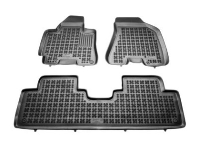 Λαστιχένια πατάκια Rezaw-Plast για Hyundai Tucson / Kia Sportage (2002-2010) - τύπου σκαφάκι - 3τμχ.