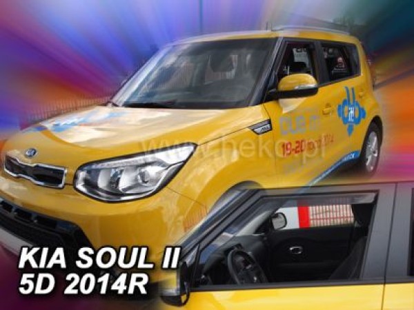Ανεμοθραύστες Heko για Kia Soul (2014+) 5 πορτο - 2 τμχ. εμπρός