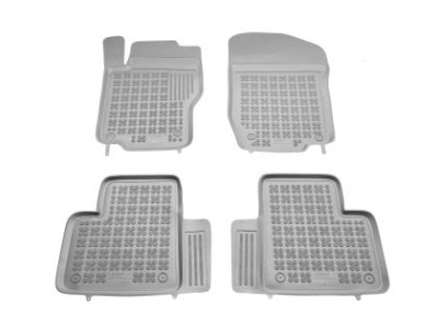 Λαστιχένια πατάκια Rezaw-Plast για Mercedes ML W164 / GL X164 (2005-2011)- τύπου σκαφάκι - γκρι - 4τμχ.