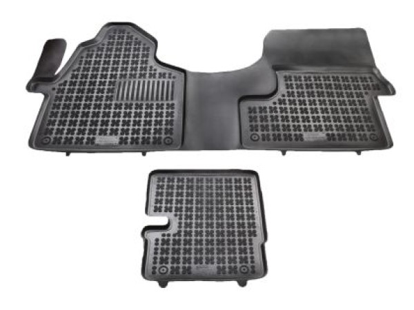 Λαστιχένια πατάκια Rezaw-Plast για Mercedes Sprinter (2006+) / (2018+) - 2 seats - τύπου σκαφάκι - 4τμχ.