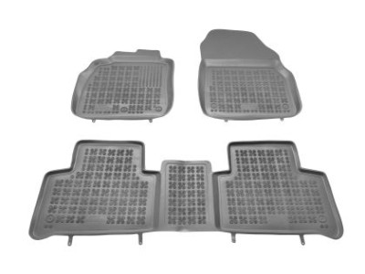 Λαστιχένια πατάκια Rezaw-Plast για Renault Scenic II,III (2003-2016) / Grand Scenic (2009-2016) - τύπου σκαφάκι - 3τμχ.