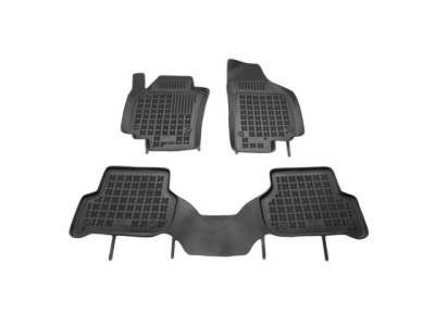 Λαστιχένια πατάκια Rezaw-Plast για Seat Altea XL (2006+) - without versions with bluetooth module under the drivers seat - τύπου σκαφάκι - 3τμχ.