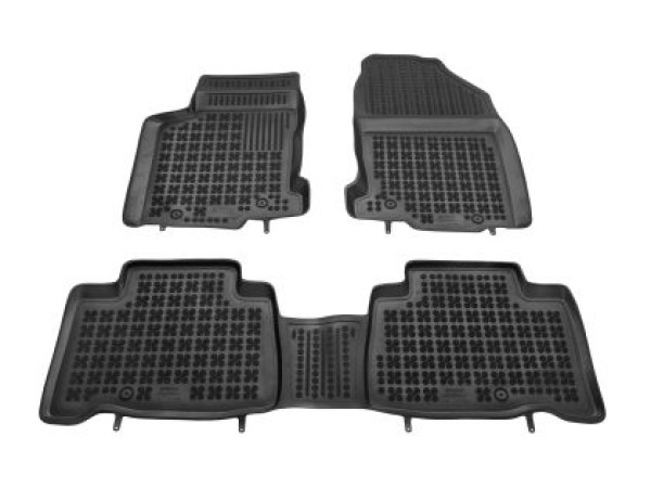 Λαστιχένια πατάκια Rezaw-Plast για Lexus NX (2014-2021) - all models includes Hybrid - τύπου σκαφάκι - 3τμχ.