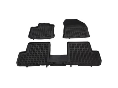 Λαστιχένια πατάκια Rezaw-Plast για DACIA Lodgy I (2012-2020) / DACIA Logan I Stepway (2012-2020) - 5-θέσιο τύπου σκαφάκι - 4τμχ.
