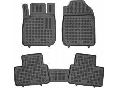 Λαστιχένια πατάκια Rezaw-Plast για Isuzu D - Max (2020+) 2πορτο / μιάμιση τύπου σκαφάκι - 3τμχ.