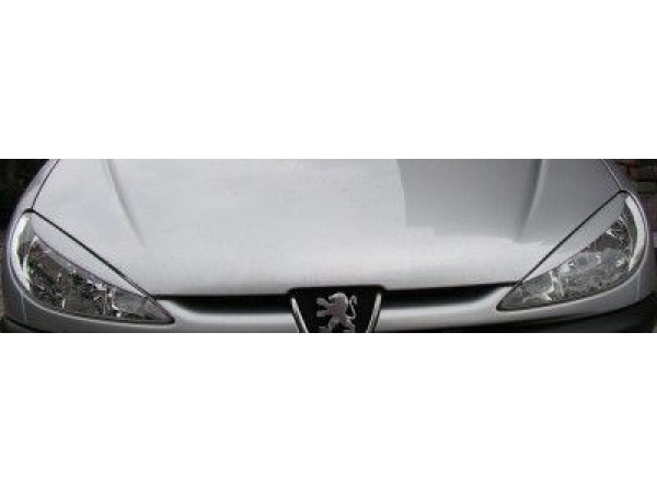 Φρυδάκια φαναριών για Peugeot 206 - μαύρα