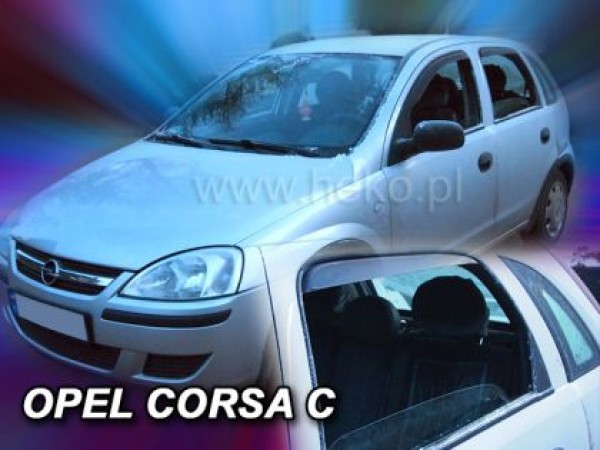 Ανεμοθραύστες Heko για Opel Corsa C (2000-2006) 5 πορτο - 4 τμχ. εμπρός και πίσω