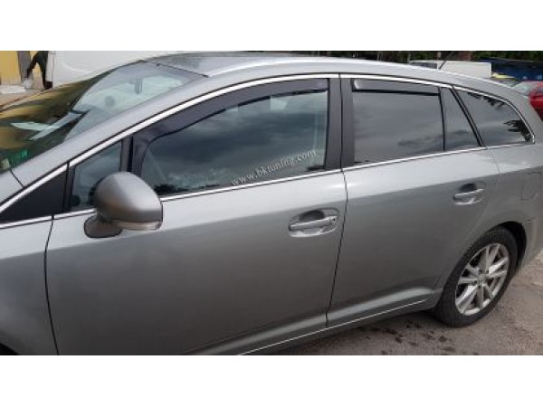 Ανεμοθραύστες Heko για Toyota Avensis (2009+) sedan - 4 τμχ εμπρός και πίσω