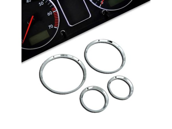 Δαχτυλίδια καντράν για Opel Astra B (1993-1999) / Opel Tigra A - χρωμίου