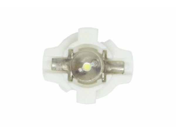 Led λάμπα τύπου B8.3D 12V / 2W λευκή - 1τμχ.