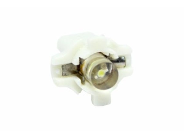 Led λάμπα τύπου B8.3D 12V / 2W λευκή - 1τμχ.