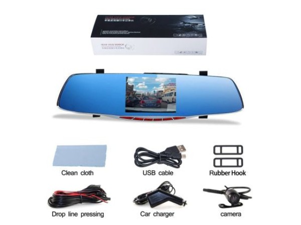 Βίντεο καταγραφέας 1080 FULL HD με 5" LCD οθόνη ,κάμερα οπισθοπορείας και G-Sensor