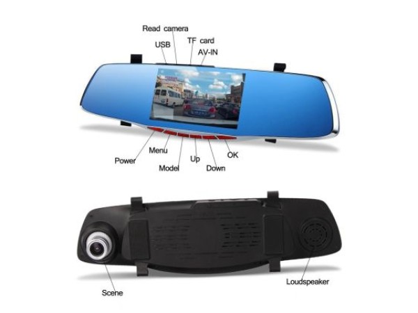 Βίντεο καταγραφέας 1080 FULL HD με 5" LCD οθόνη ,κάμερα οπισθοπορείας και G-Sensor