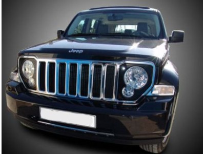 Φρυδάκια φαναριών για Jeep Cherokee - μαύρα