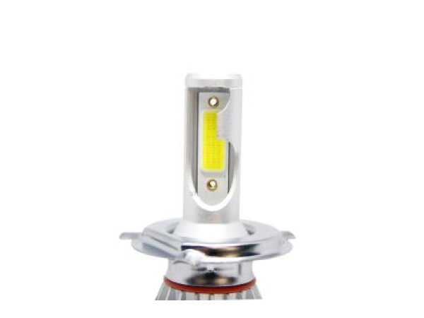 Led λάμπες H4 για μεσαία και μεγάλα φώτα 7600 lumen , 36 Watt - COB 6000K - 2τμχ.