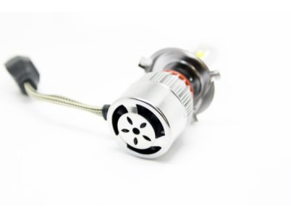 Led λάμπες H4 για μεσαία και μεγάλα φώτα 7600 lumen , 36 Watt - COB 6000K - 2τμχ.
