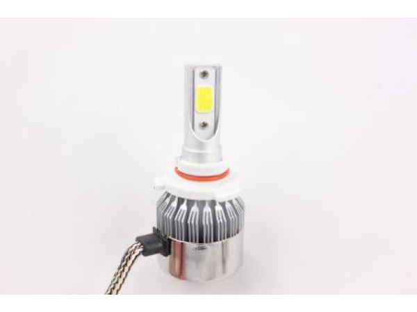 Led λάμπες 9005 για μεσαία ή μεγάλα φώτα 7600 lumen , 36 Watt - COB 6000K - 2τμχ.